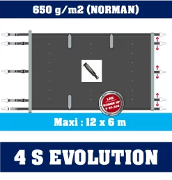 BĂąche Ă Barres 4S Evolution Irricover