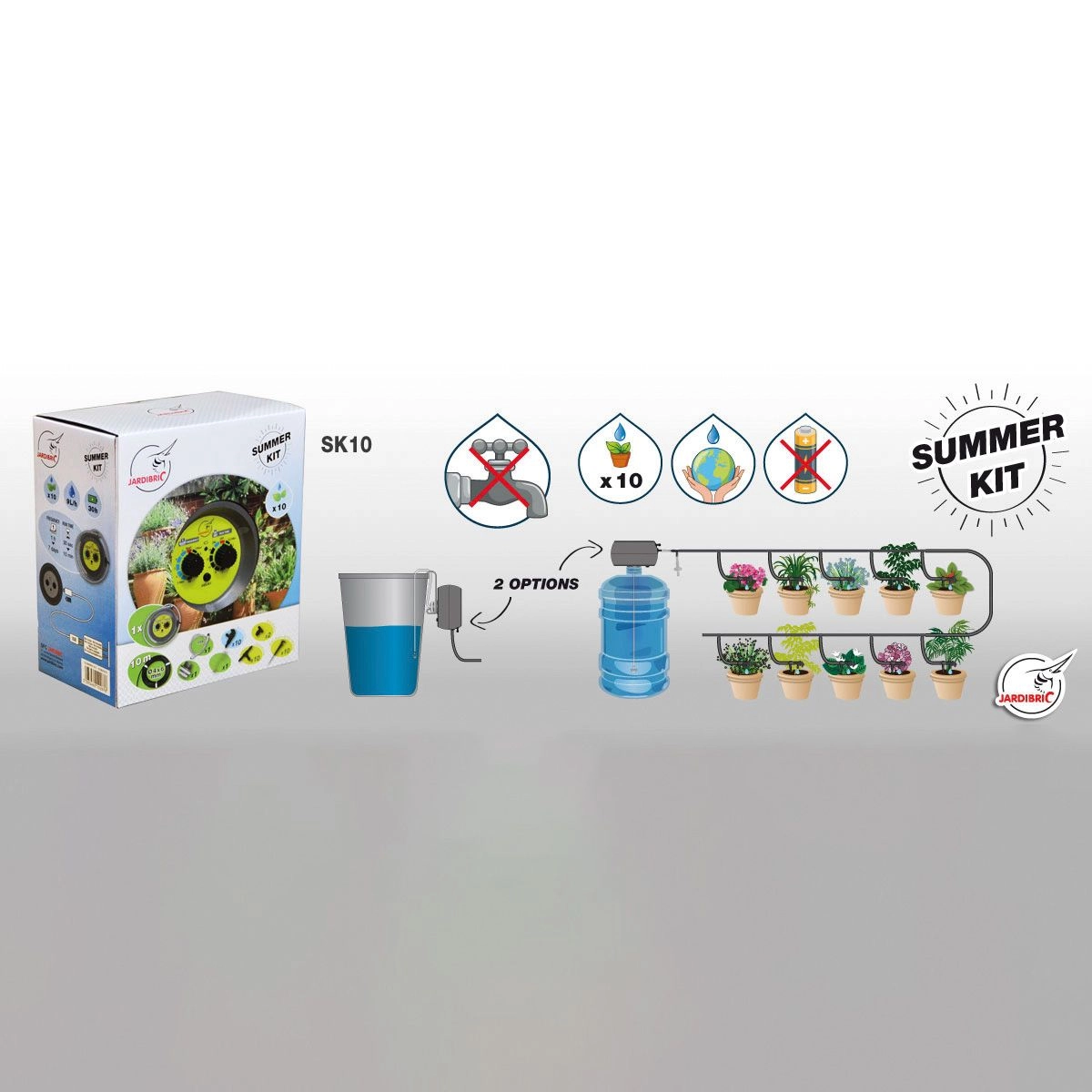 Kit Goutte Ă Goutte Autonome Pour 10 Plantes