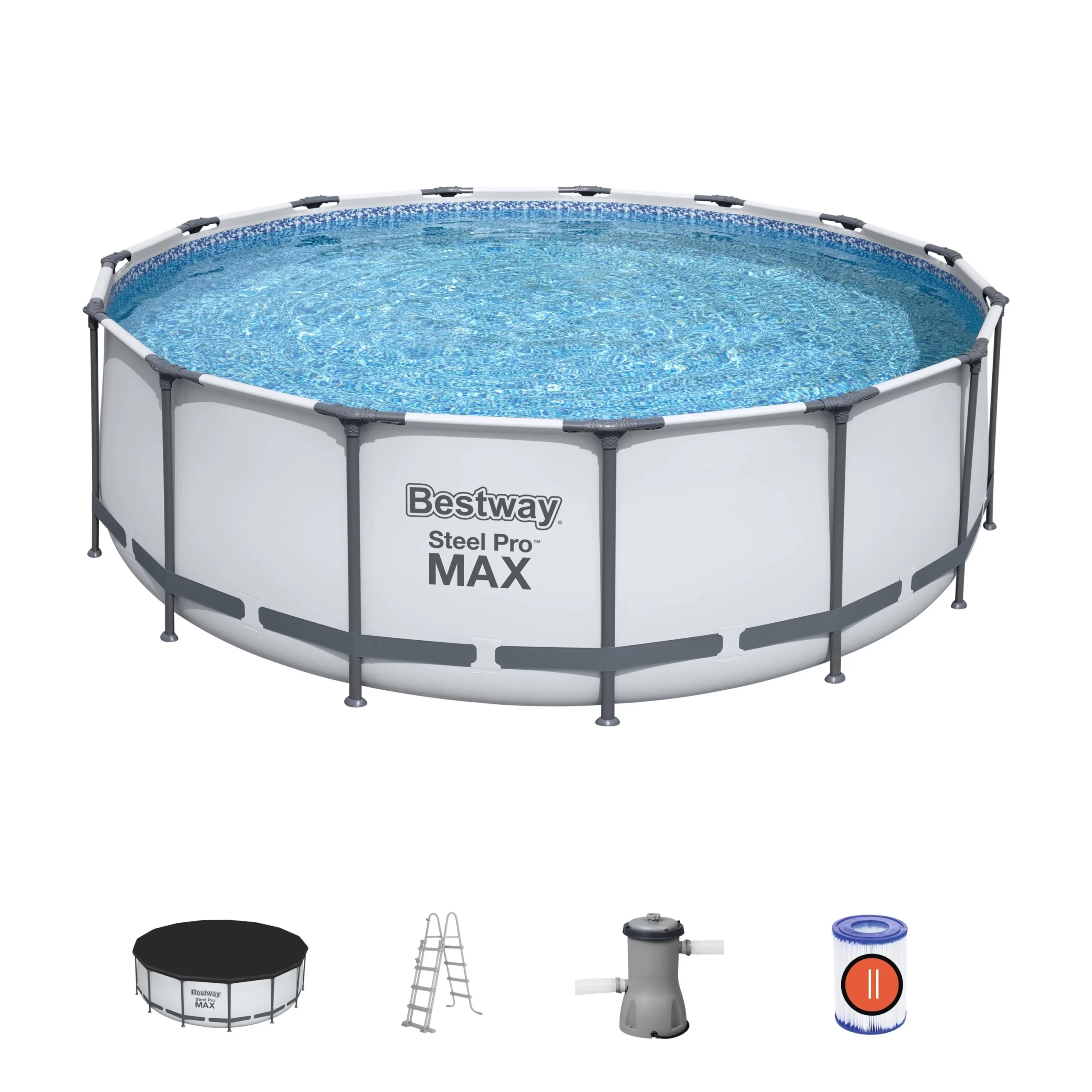 Piscine Hors-sol Steel Pro Max Ă4,57 X 1,22 M Bestway â Image 2