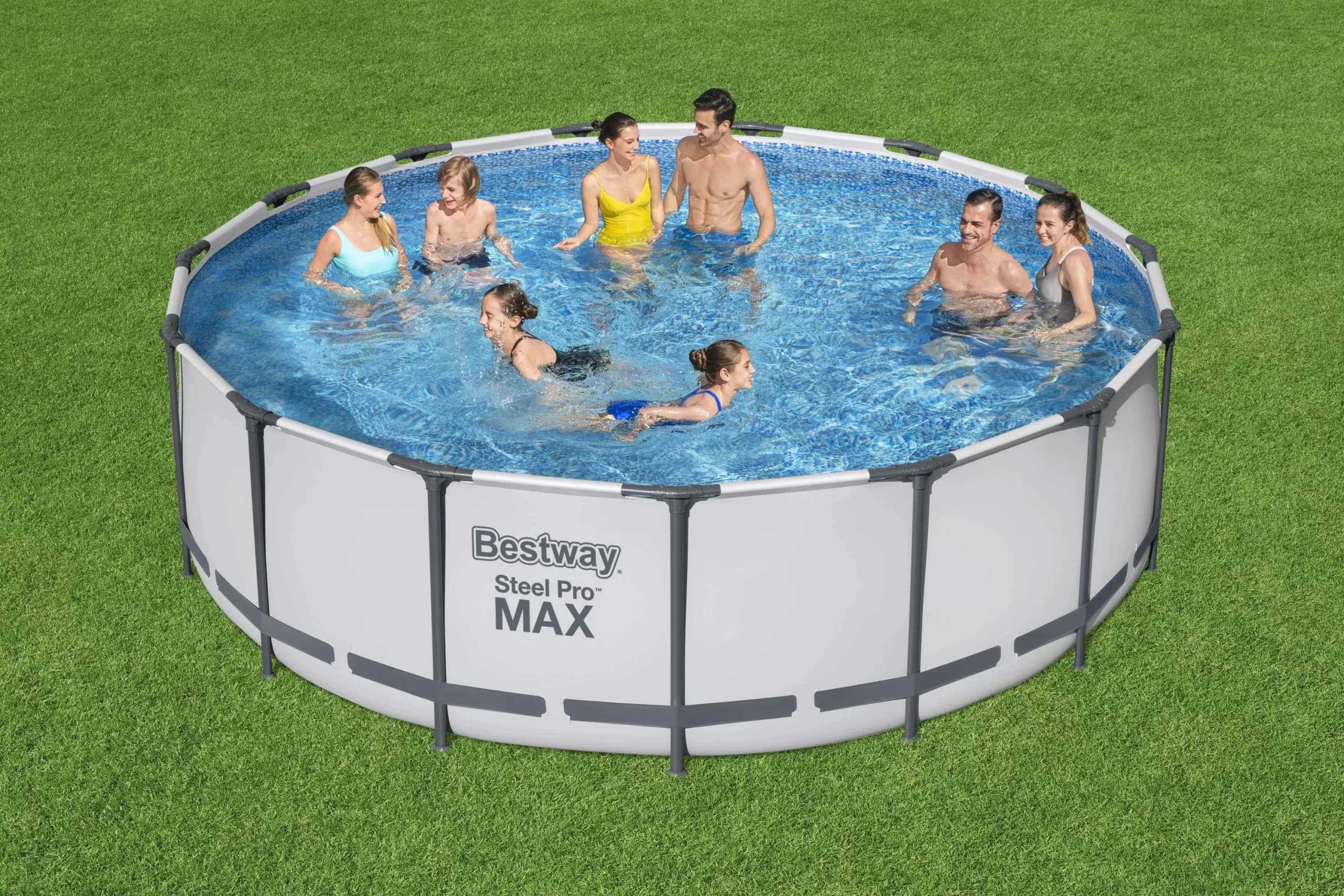 Piscine Hors-sol Steel Pro Max Ă4,57 X 1,22 M Bestway â Image 3